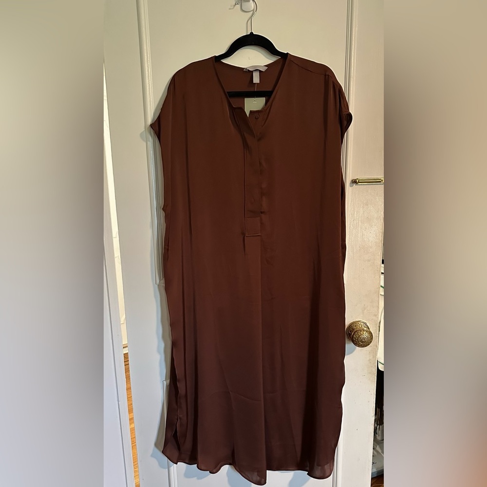 NWT! H&M Europe Oversized Silky Sleeveless Dress Size L